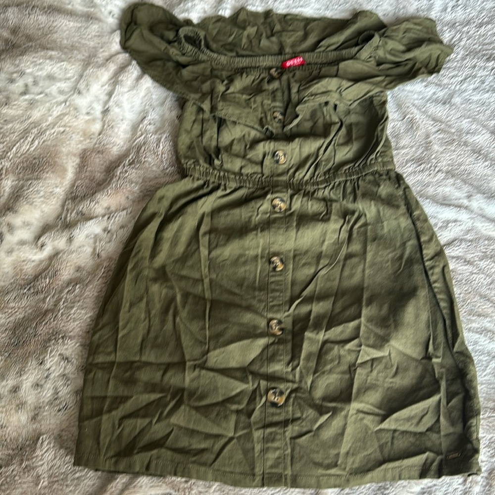Guess button down dress